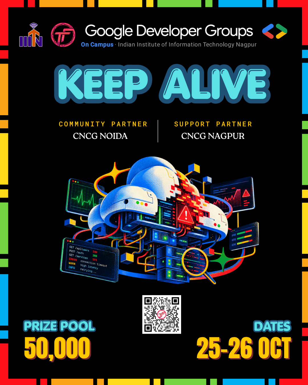 Keep Alive '26 official competition poster — TantraFiesta 2026, IIIT Nagpur