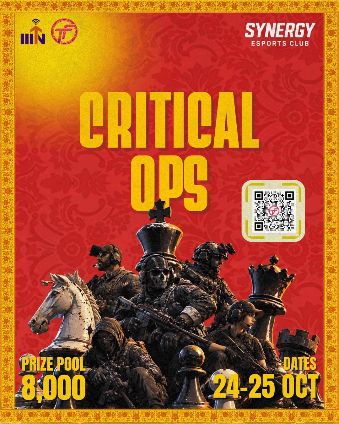 Critical Ops official competition poster — TantraFiesta 2026, IIIT Nagpur