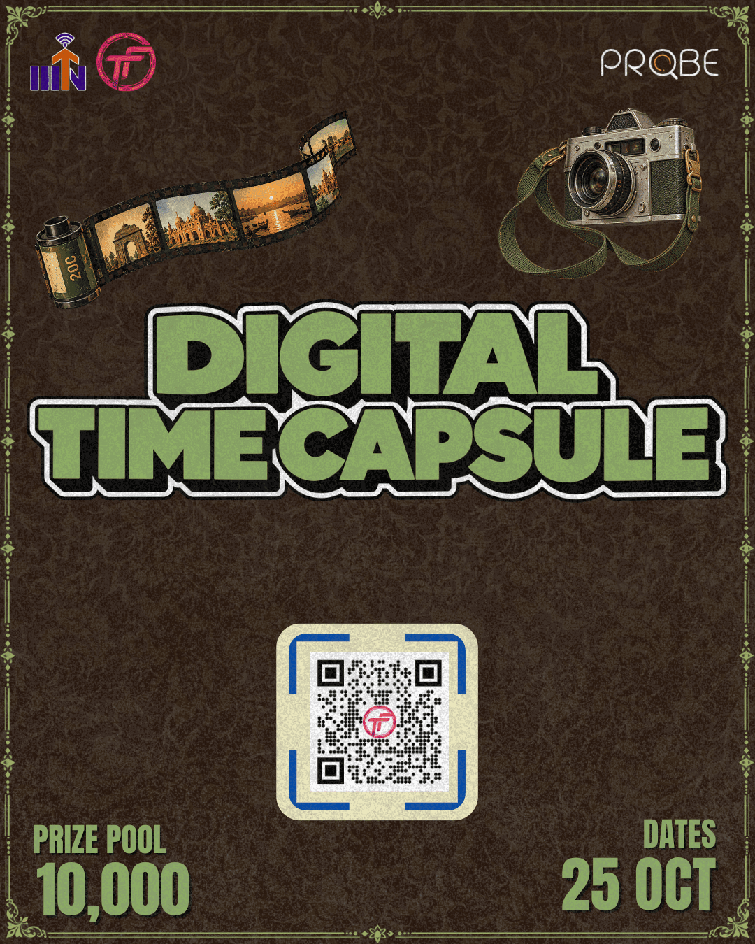Digital Time Capsule official competition poster — TantraFiesta 2026, IIIT Nagpur