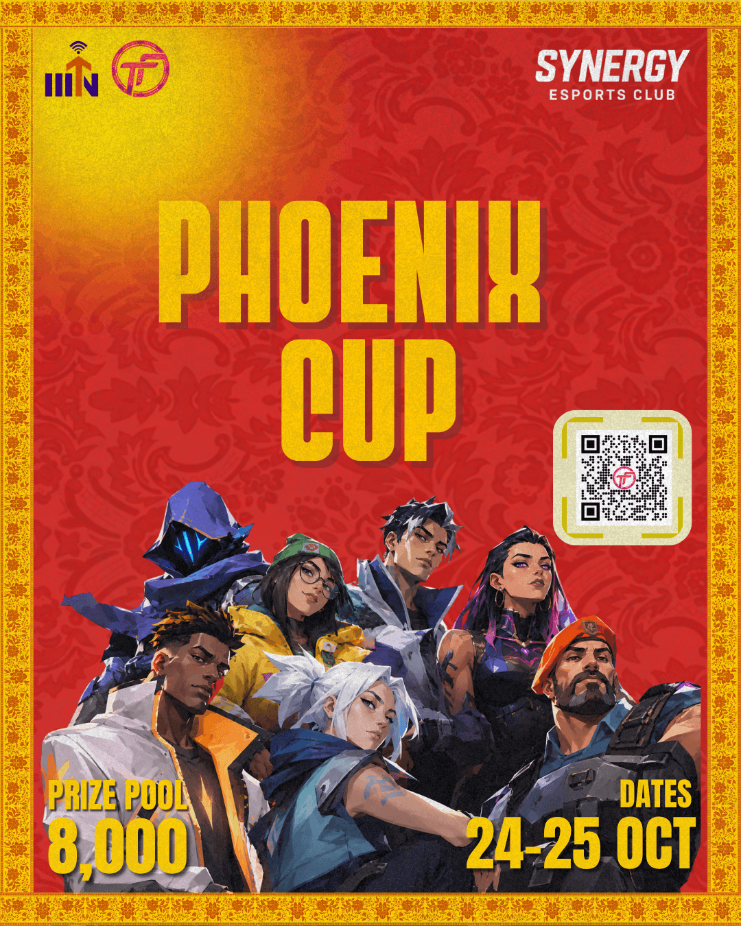 Phoenix Cup official competition poster — TantraFiesta 2026, IIIT Nagpur