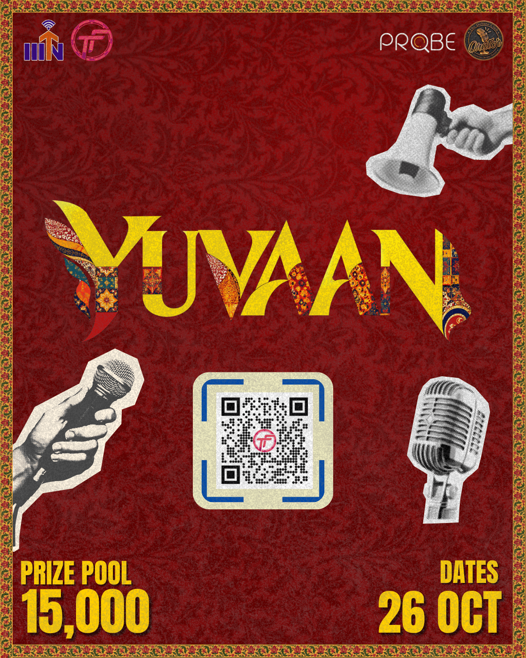 Yuvaan: Youth Conclave official competition poster — TantraFiesta 2026, IIIT Nagpur